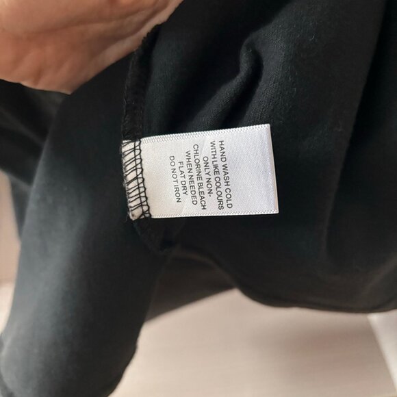 Portrait Print Black Crew Neck T-Shirt - Picture 4 of 5